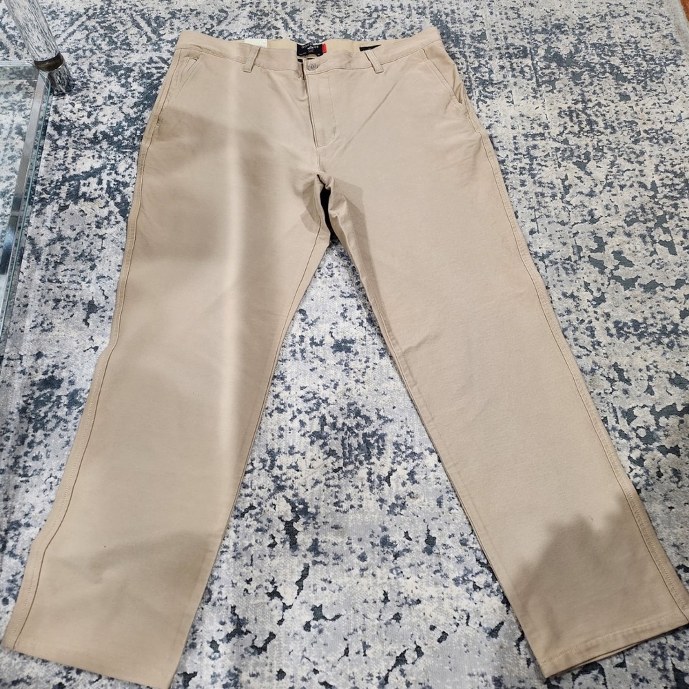 Dockers Smart 360 Knit Comfort Chino Slim Fit Khaki Tan Pants 36x29 NWT